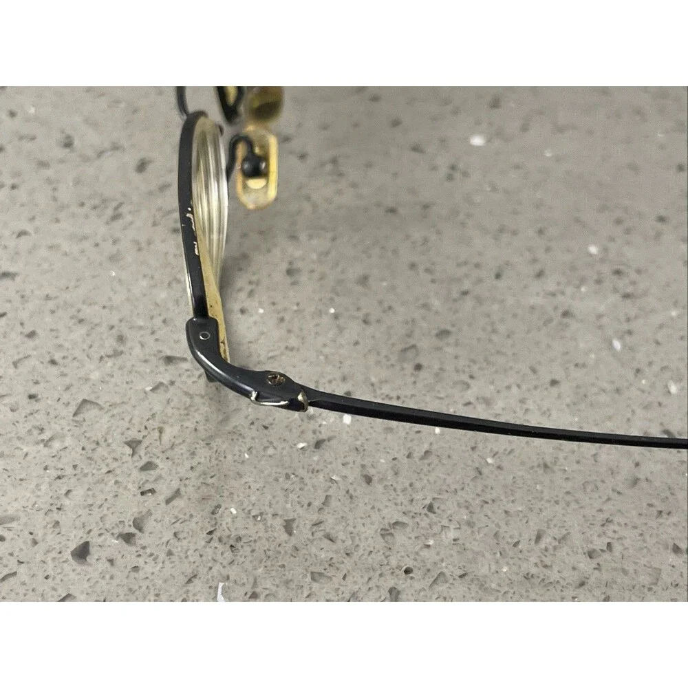 Nike with Flexon 4603 001 Eyeglass Frames ONLY 45-20-135 Black metal full rim
